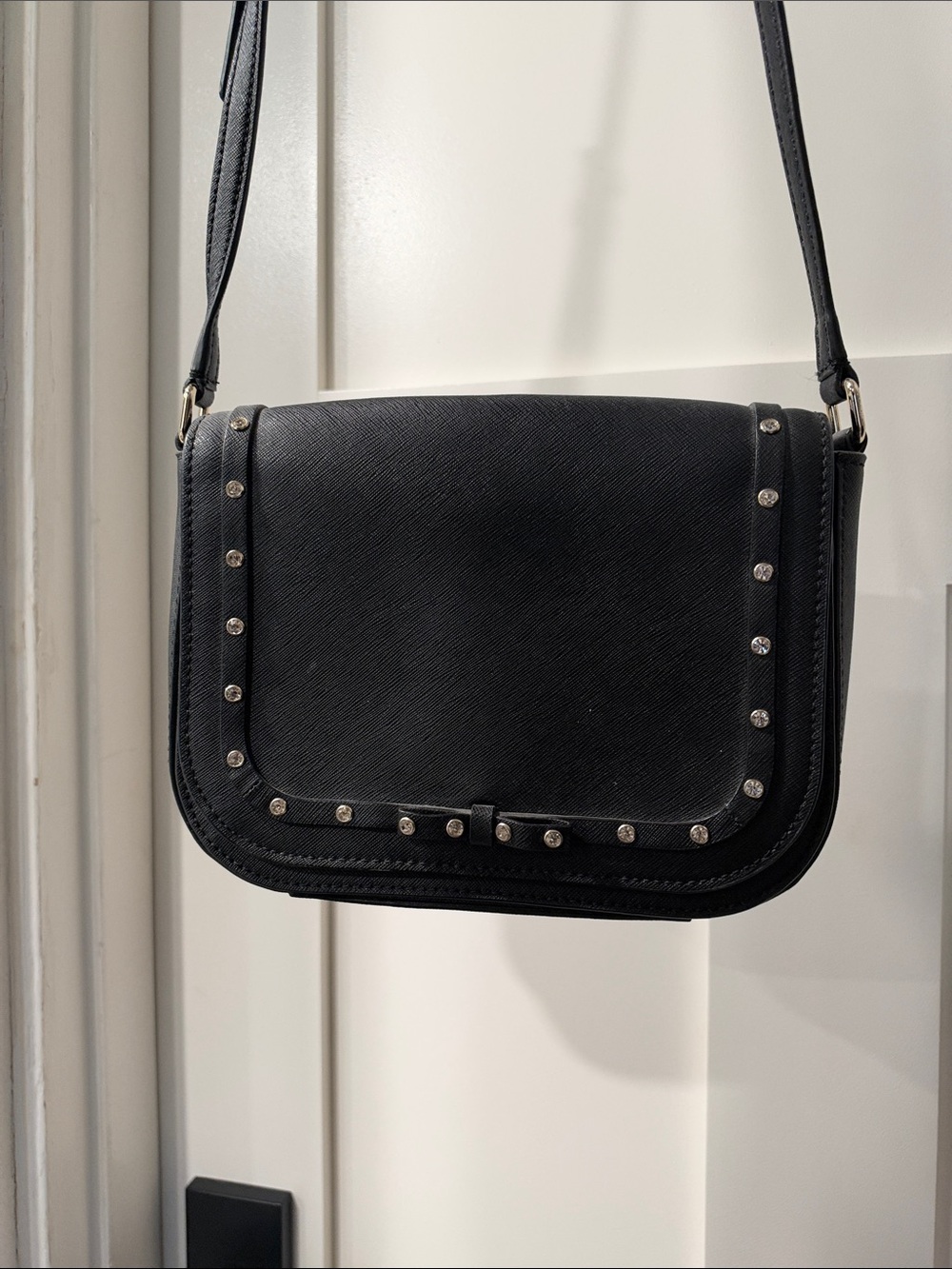 kate spade Black Studded Crossbody Bag